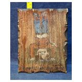 Carved wall art