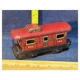 Vintage tin train car, made in USA
