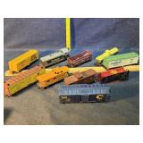 HO scale train cars, some have missing parts