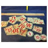 Vintage price tags