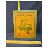 Wooden plaque from State of Texas