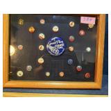 Pins in a shadow Box