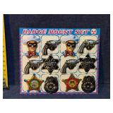 Badge mount set