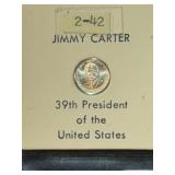 Jimmy Carter silver coin
