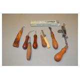 Lot of 9 Rug Making Tools