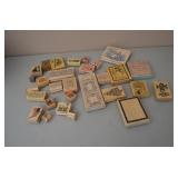 Lot of 29 Wood Stamps