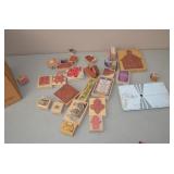 Box of Stamps & Pads