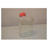 Anchor Hocking Ribbed Refrigerator Glass Bottle
