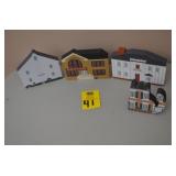 Lot of 4 Hand Painted Cat