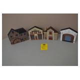 Lot of 4 Hand Painted Cat