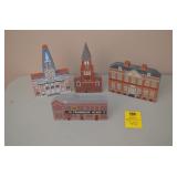 Lot of 4 Hand Painted Cat