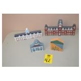 Lot of 4 Hand Painted Cat