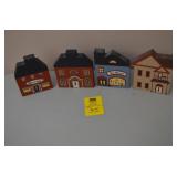 Lot of 4 Hand Painted Cat