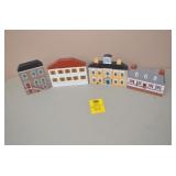 Lot of 4 Hand Painted Cat