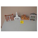 Lot of 4 Hand Painted Cat