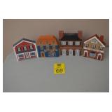 Lot of 4 Hand Painted Cat