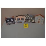 Lot of 4 Hand Painted Cat