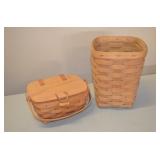 Lot of 2 Baskets As Shown