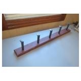 Vintage Coat Rack from Railroad Spikes