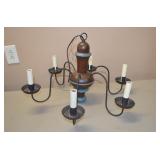 Wood & Metal Chandelier