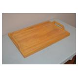 Jim & John Witlatch Hand Made Wood Tray 14x21.5"