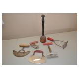 Lot of 6 Early Kitchen Tools
