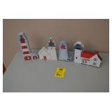 Lot of 4 Hand Painted Cat