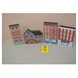 Lot of 4 Hand Painted Cat