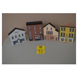 Lot of 4 Hand Painted Cat