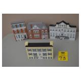 Lot of 4 Hand Painted Cat