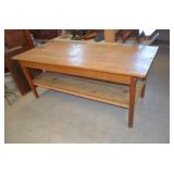 Oak Work Table 30x72x30" Tall
