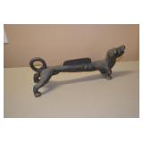 Large Cast Iron Dachshund Boot Scraper