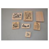 7 Rubber Stamps
