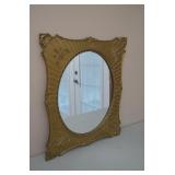 Antique Framed Mirror 22x26"