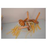 Lot of 4 Candle Racks