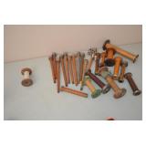 Lot of 23 Wood Spools