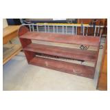 Wood Crock (Book) Shelf 54x11.5x32" Tall