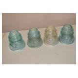 Lot of 4 Withall USA Made Insulators
