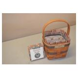 1993 Longaberger Basket with Tie On