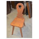 Mid Century Tyrolean Style Folk Chair