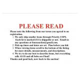 INTERMISSION - Please Read Below