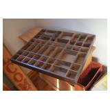 Divided Wood Display Box 18x20"