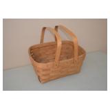 2 Handle Wood Basket
