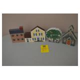 Lot of 4 Hand Painted Cat