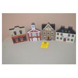 Lot of 4 Hand Painted Cat