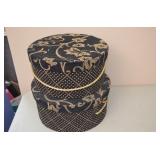 Lot of 2 Jennifer Taylor Hat Boxes