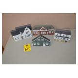 Lot of 4 Hand Painted Cat