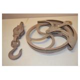 Lot of 2 Early Pulleys