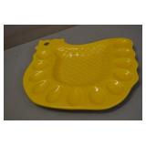 Chicken Design Egg Plate **