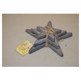 Set of 3 Cast Iron Stars